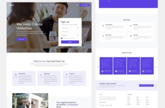 Passion бесплатный Bootstrap-шаблон