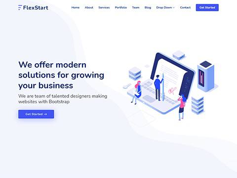 FlexStart - шаблон для стартапа на основе Bootstrap