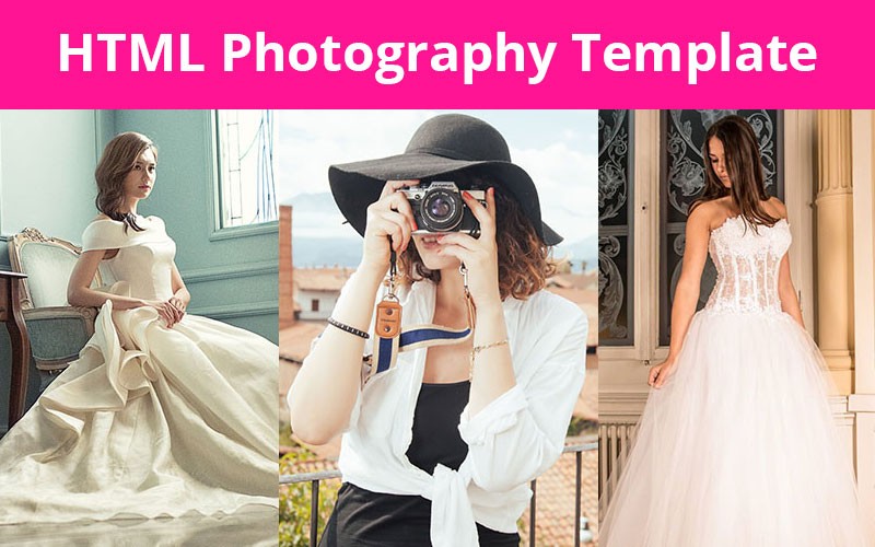 Свадьба — шаблон фотографии - Бесплатные HTML шаблоны для сайтов